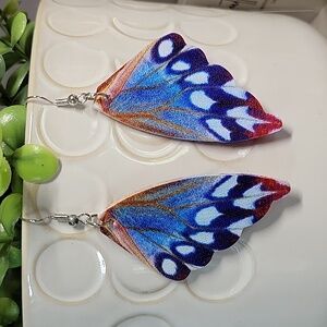 🔥LAST PAIR🔥 WATERCOLOR BUTTERFLY WING EARRINGS